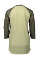 POC Tricou de ciclism cu mânecă scurtă - MTB PURE 3/4 LADY - verde/verde deschis