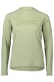 POC Tricou de ciclism cu mânecă lungă de vară - REFORM ENDURO LADY - verde deschis