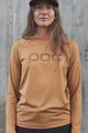 POC Tricou de ciclism cu mânecă lungă de vară - REFORM ENDURO LADY - maro