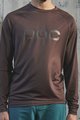POC Tricou de ciclism cu mânecă lungă de vară - REFORM ENDURO - maro