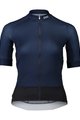 POC Tricou de ciclism cu mânecă scurtă - ESSENTIAL ROAD LADY - negru/albastru