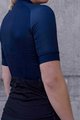 POC Tricou de ciclism cu mânecă scurtă - ESSENTIAL ROAD LADY - negru/albastru