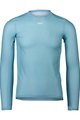 POC Tricou de ciclism cu mânecă lungă - ESSENTIAL LAYER - albastru deschis
