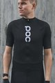 POC Tricou de ciclism cu mânecă scurtă - ESSENTIAL ROAD LOGO - negru