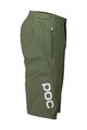 POC Pantaloni scurți de ciclism fără bretele - ESSENTIAL ENDURO - verde