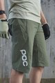 POC Pantaloni scurți de ciclism fără bretele - ESSENTIAL ENDURO - verde