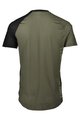 POC Tricou de ciclism cu mânecă scurtă - MTB PURE - negru/verde