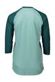 POC Tricou de ciclism cu mânecă scurtă - MTB PURE 3/4 LADY - albastru/albastru deschis