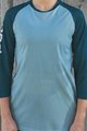 POC Tricou de ciclism cu mânecă scurtă - MTB PURE 3/4 LADY - albastru/albastru deschis