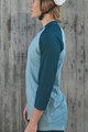 POC Tricou de ciclism cu mânecă scurtă - MTB PURE 3/4 LADY - albastru/albastru deschis