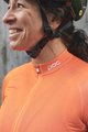 POC Tricou de ciclism cu mânecă scurtă - ESSENTIAL ROAD LADY - portocaliu/negru