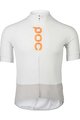 POC Tricou de ciclism cu mânecă scurtă - ESSENTIAL ROAD LOGO - alb/gri