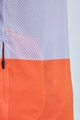 POC Tricou de ciclism cu mânecă lungă de vară - MTB PURE - gri/portocaliu