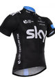 BONAVELO Tricou de ciclism cu mânecă scurtă - SKY 2014 - negru
