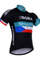 Tricou de ciclism cu mânecă scurtă - BORA 2017 - negru