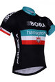 BONAVELO Tricou de ciclism cu mânecă scurtă - BORA PRESEASON KIDS - negru