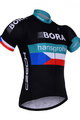 BONAVELO Tricou de ciclism cu mânecă scurtă - BORA 2017 KIDS - negru