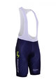 BONAVELO Pantaloni scurți de ciclism cu bretele - MOVISTAR 2017  - albastru