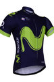 Tricou de ciclism cu mânecă scurtă - MOVISTAR 2017  - albastru/verde