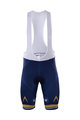 BONAVELO Pantaloni scurți de ciclism cu bretele - AQUA BLUE 2017 - albastru/auriu