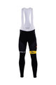 BONAVELO Pantaloni de ciclism lungi cu bretele - ASTANA 2017 WINTER - negru