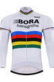 Tricou de ciclism cu mânecă lungă de vară - BORA UCI 2017 SUMMER - alb/multicolor