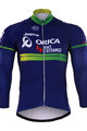 Tricou de ciclism cu mânecă lungă de vară - ORICA 2017 SUMMER - albastru/verde