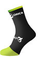 Șosete clasice de ciclism - ORICA 2017 - negru/verde