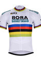 Tricou de ciclism cu mânecă scurtă - BORA UCI 2018 - multicolor/alb