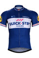 BONAVELO Tricou de ciclism cu mânecă scurtă - QUICKSTEP 2018 - albastru/alb