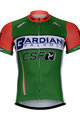 Tricou de ciclism cu mânecă scurtă - BARDIANI 2018 - verde/portocaliu