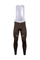 Pantaloni de ciclism lungi cu bretele - AG2R 2018 WINTER - maro