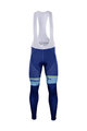 Pantaloni de ciclism lungi cu bretele - ASTANA 2018 WINTER - albastru