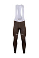 Pantaloni de ciclism lungi cu bretele - AG2R 2018 SUMMER - maro