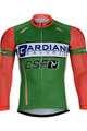 Tricou de ciclism cu mânecă lungă de vară - BARDIANI 2018 SUMMER - portocaliu/verde