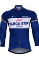Tricou de ciclism cu mânecă lungă de vară - QUICKSTEP 2018 SMR - albastru/alb