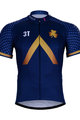 Tricou de ciclism cu mânecă scurtă - AQUA BLUE 2018 KIDS - auriu/albastru