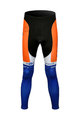 Pantaloni de ciclism lungi fără bretele - RABOBANK 2012 WNT - portocaliu/negru/albastru