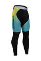 Pantaloni de ciclism lungi fără bretele - LOTTO 2015 SUMMER - albastru deschis/negru