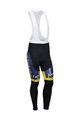 Pantaloni de ciclism lungi cu bretele - SAXO BANK 2013 SMR - negru/albastru