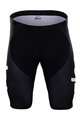 BONAVELO Pantaloni scurți de ciclism fără bretele - SKY 2018 KIDS - negru