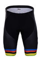 Pantaloni scurți de ciclism fără bretele - BORA UCI 2018 KIDS - multicolor/negru