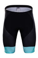 Pantaloni scurți de ciclism fără bretele - BORA 2018 KIDS - verde/negru