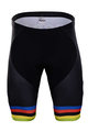 Pantaloni scurți de ciclism fără bretele - BORA UCI 2018 - negru/multicolor