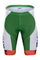 Pantaloni scurți de ciclism fără bretele - BARDIANI 2018 - portocaliu/verde/alb