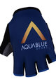 Mănuși de ciclism fără degete - AQUA BLUE 2018 - auriu/albastru