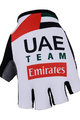 Mănuși de ciclism fără degete - UAE 2018 - alb/roșu/negru