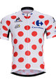 BONAVELO Tricou de ciclism cu mânecă scurtă - TOUR DE FRANCE  - roșu/alb