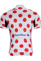 BONAVELO Tricou de ciclism cu mânecă scurtă - TOUR DE FRANCE  - roșu/alb