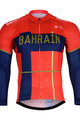 BONAVELO Tricou de ciclism cu mânecă lungă de vară - B. MERIDA 2019 SMR - albastru/roșu